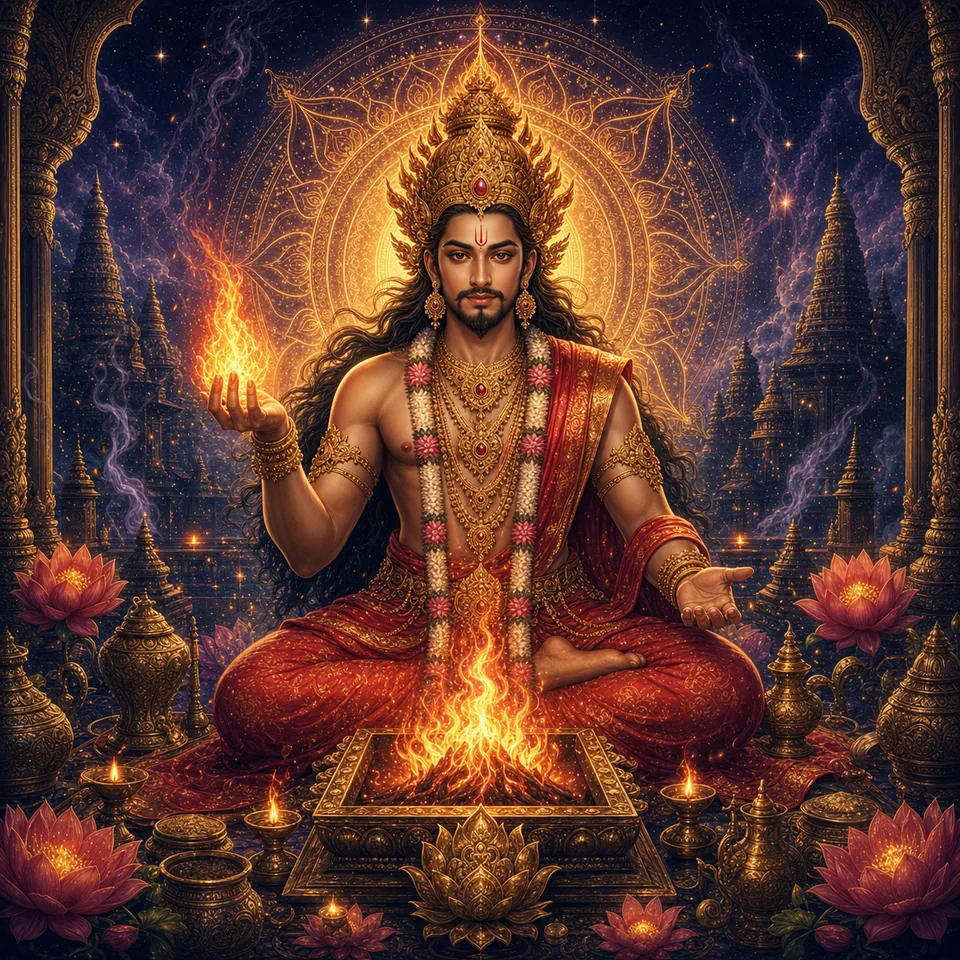 พระอัคนี (Agni (Fire God))