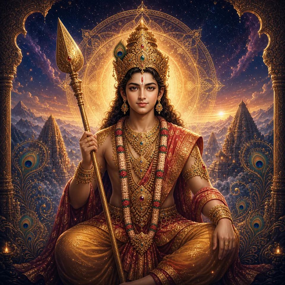 พระขันธกุมาร (Kartikeya / Skanda / Murugan)