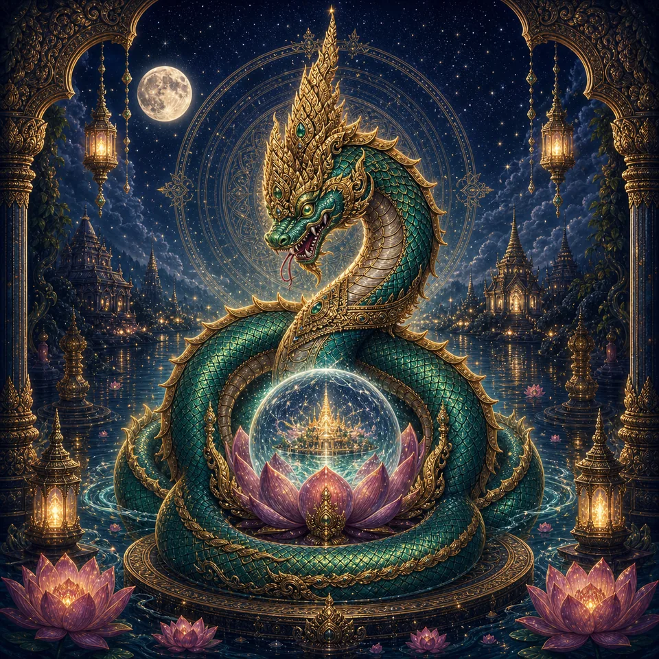 พญานาค (Naga (Thai/Isaan/Mekong reverence))