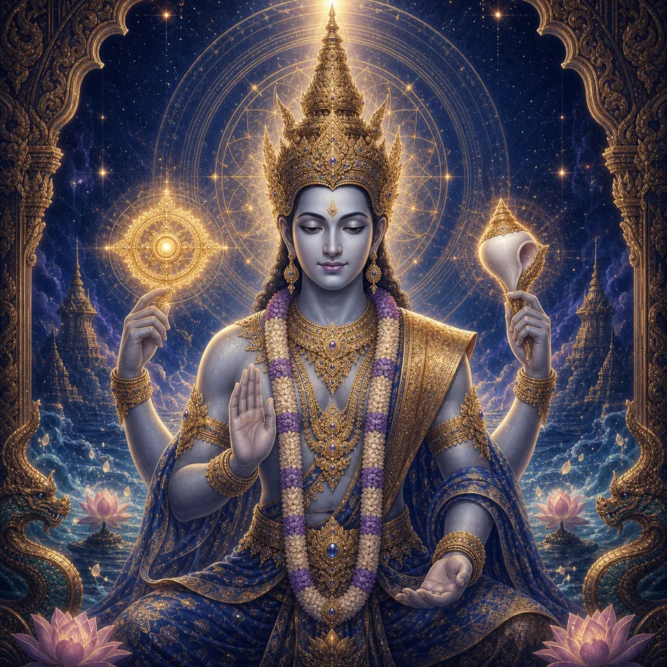 พระนารายณ์ (Phra Narai (Vishnu, Thai tradition))