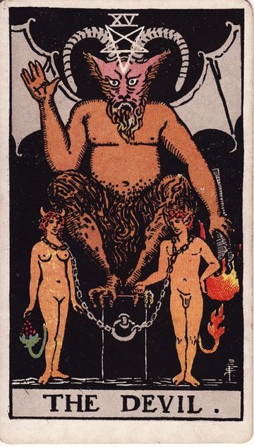 ไพ่ เดอะ เดวิล (ปีศาจ) (The Devil)
